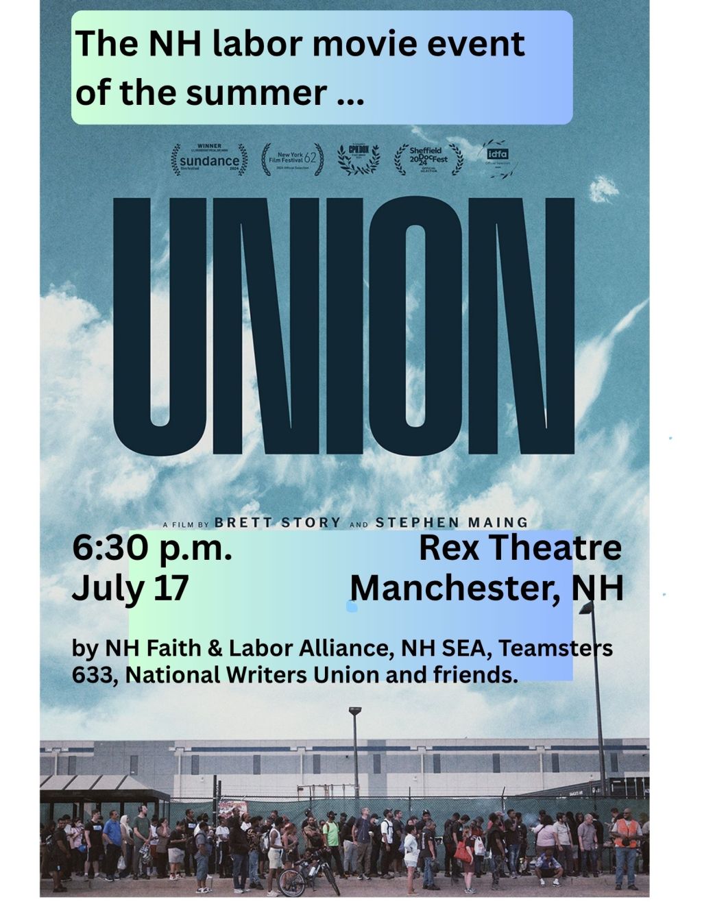 Union Film July&nbsp;17