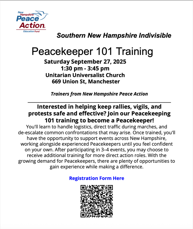 Peacekeeper Training in Manchester