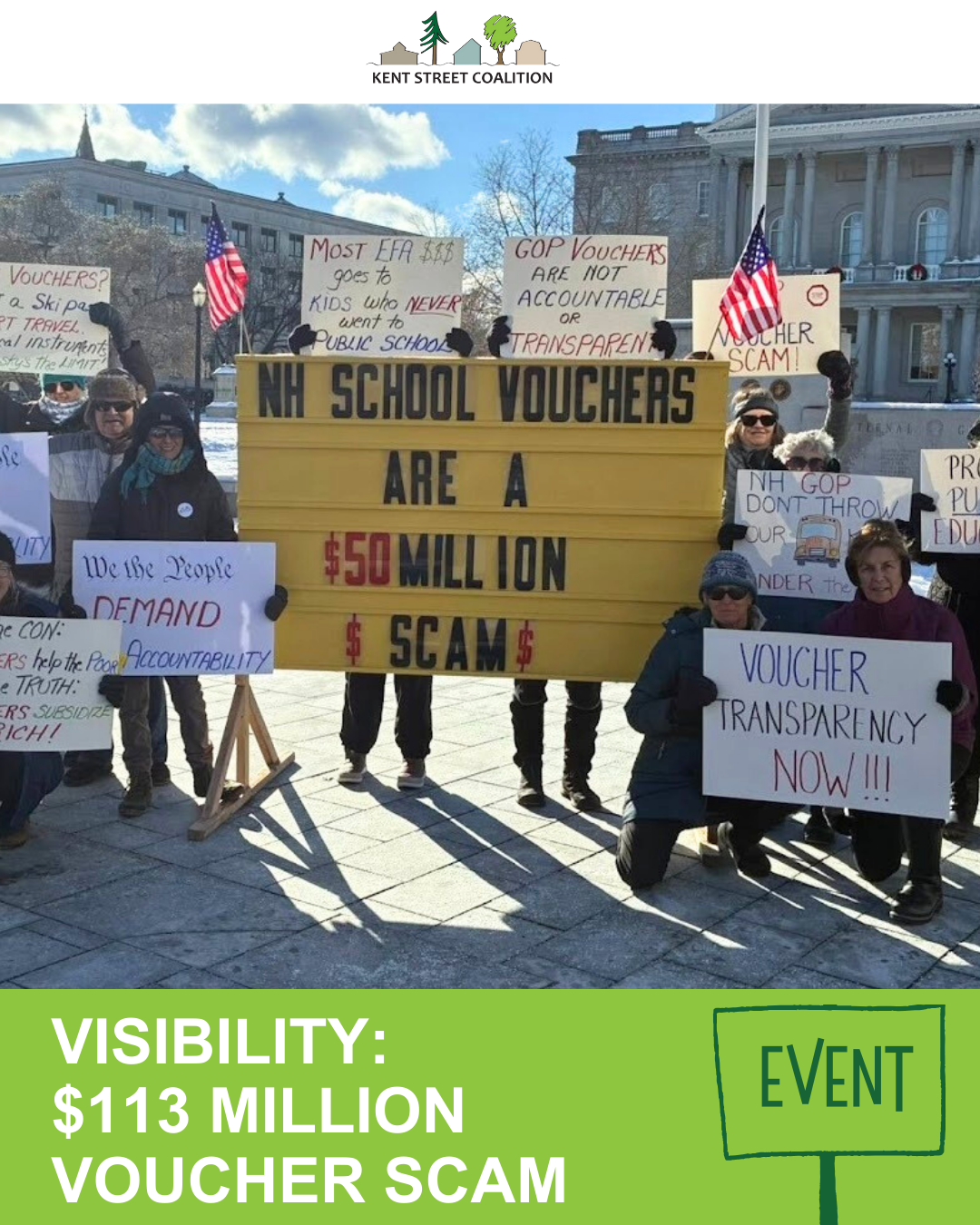 Priority Action: NH School Voucher Scam