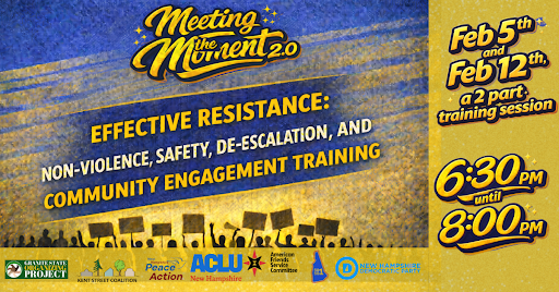 Meeting the Moment 2.0: Part One of a Two-Part Training: Effective Resistance: Non-Violence, Safety, De-Escalation, and Community&nbsp;Engagement