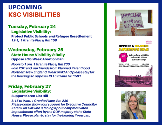 VISIBILITY ACTIONS: February&nbsp;22-28